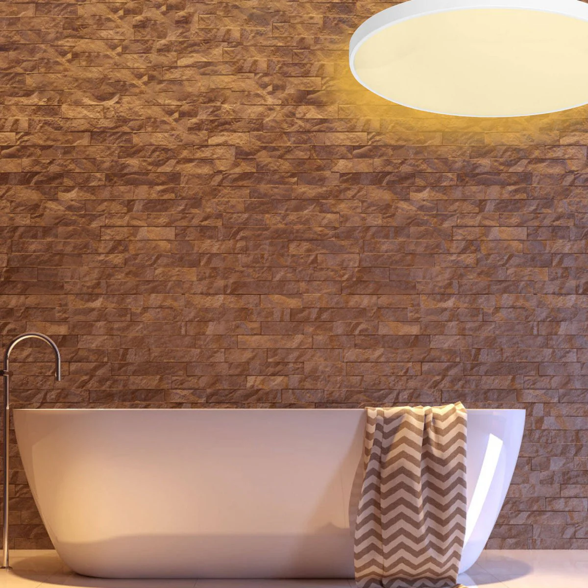 Brilliant 30cm Tri Colour Dimmable LED Oyster Ceiling Light - White - 1400 Lumens - Energy Efficient - Image 5