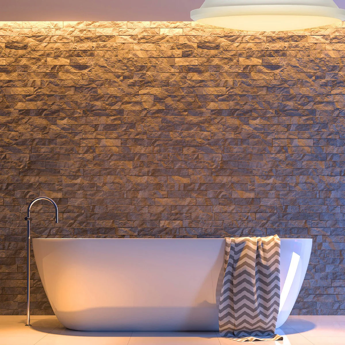 Brilliant 30cm Tri Colour IP54 Kleo Slimline LED Oyster Ceiling Light - 2000 Lumens - White - Image 3