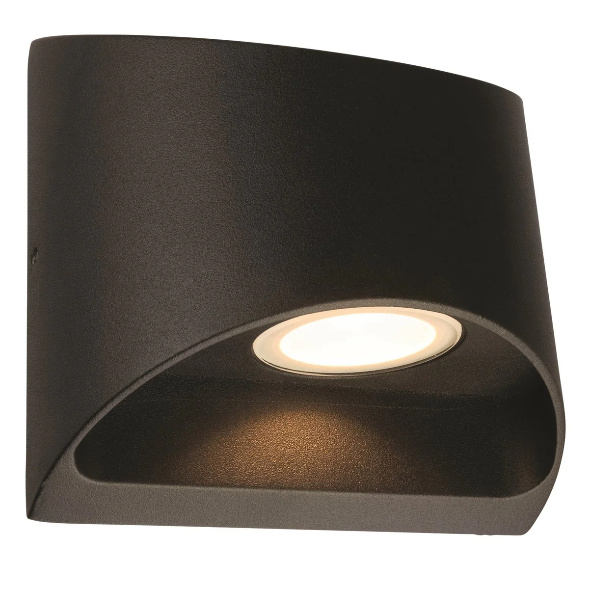 Brilliant 8W Black Binley Up Down Wall Light - Energy-Efficient Design - Image 3