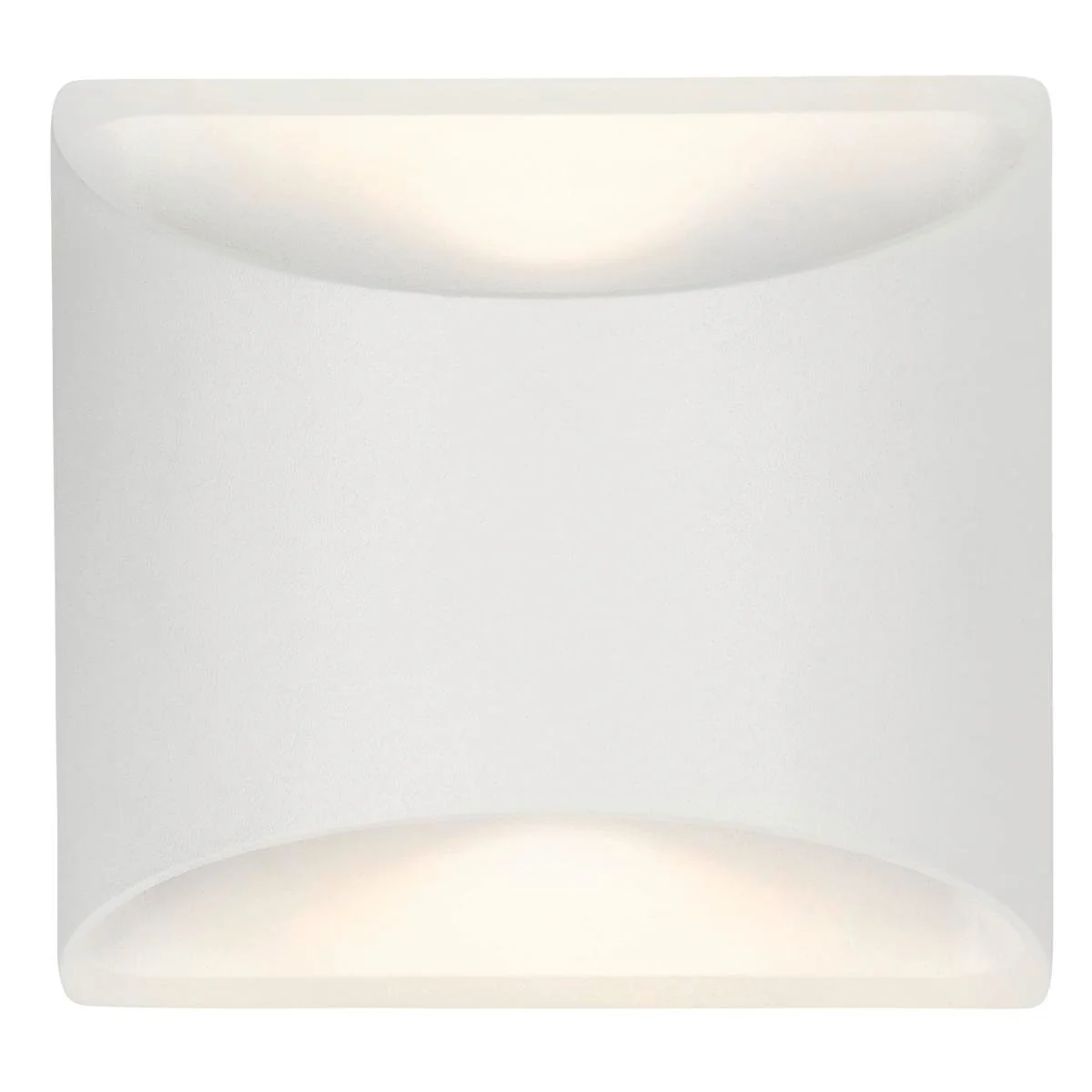 Brilliant 8W White Binley Up Down Wall Light - Energy Efficient - IP44 Rated