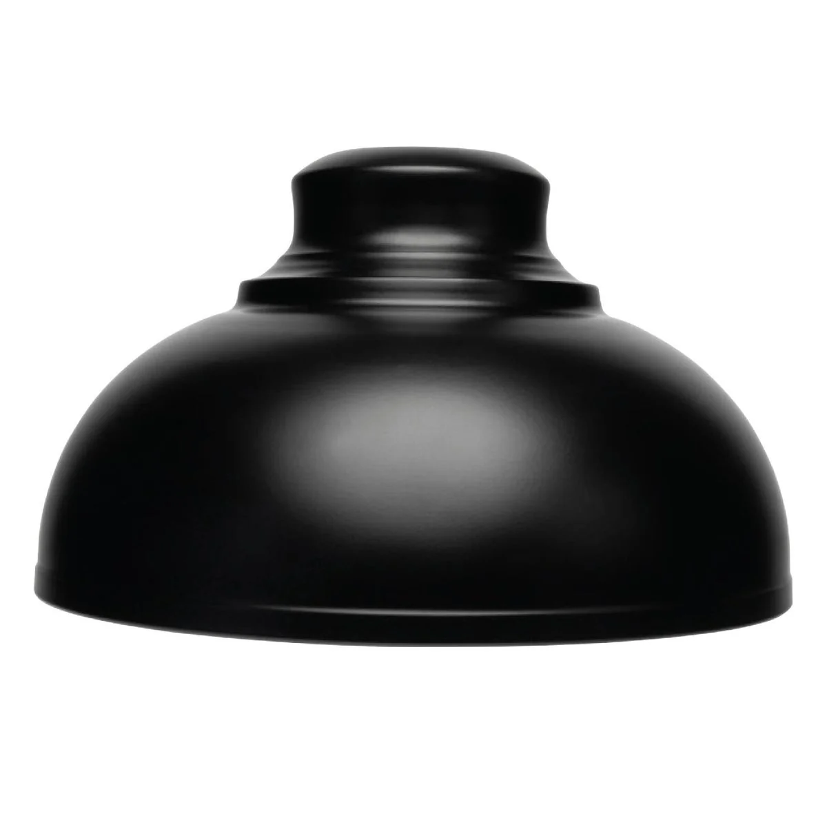 Brilliant 28cm Matt Black Foundry DIY Batten Fix Light Shade - Image 3