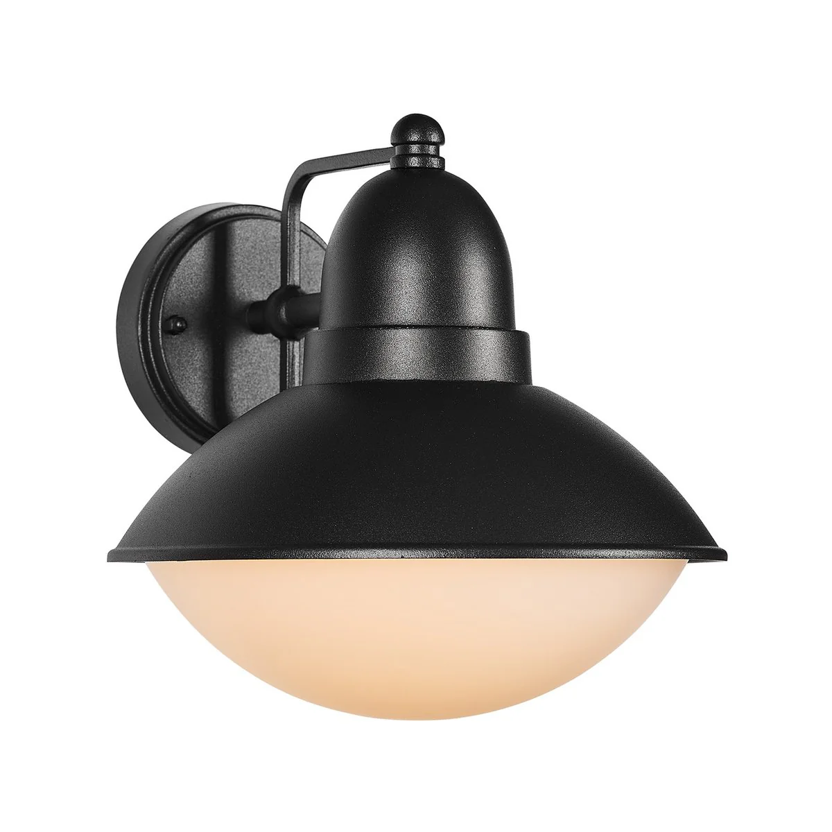 Brilliant Black Jamison Coach Light - Outdoor Lighting - 225mm x 218mm - Durable - Image 2
