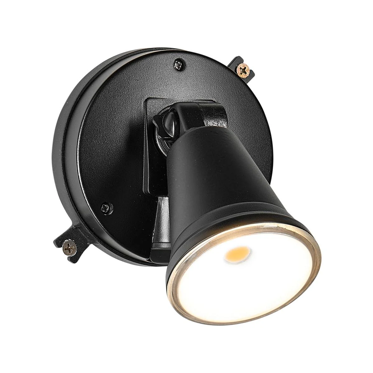 Brilliant Black Lamy DIY Single Head Security Light - 800 Lumens - Weather Resistant - Adjustable
