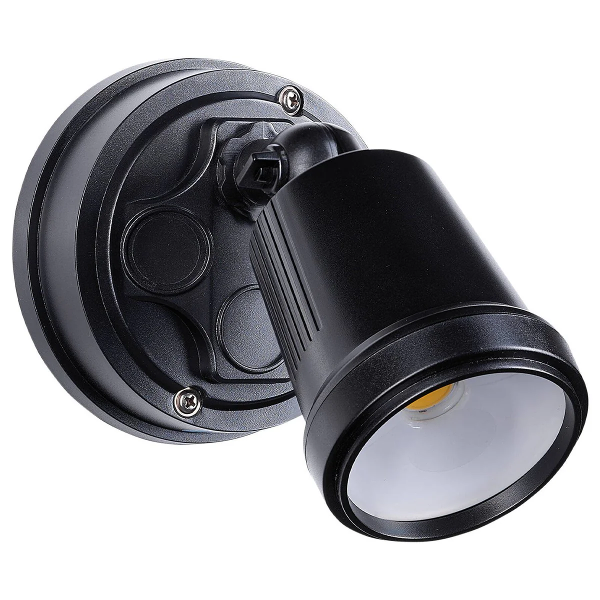 Brilliant Black Raptor III Single LED Flood Light - 800 Lumens - 10W - Black - Image 2