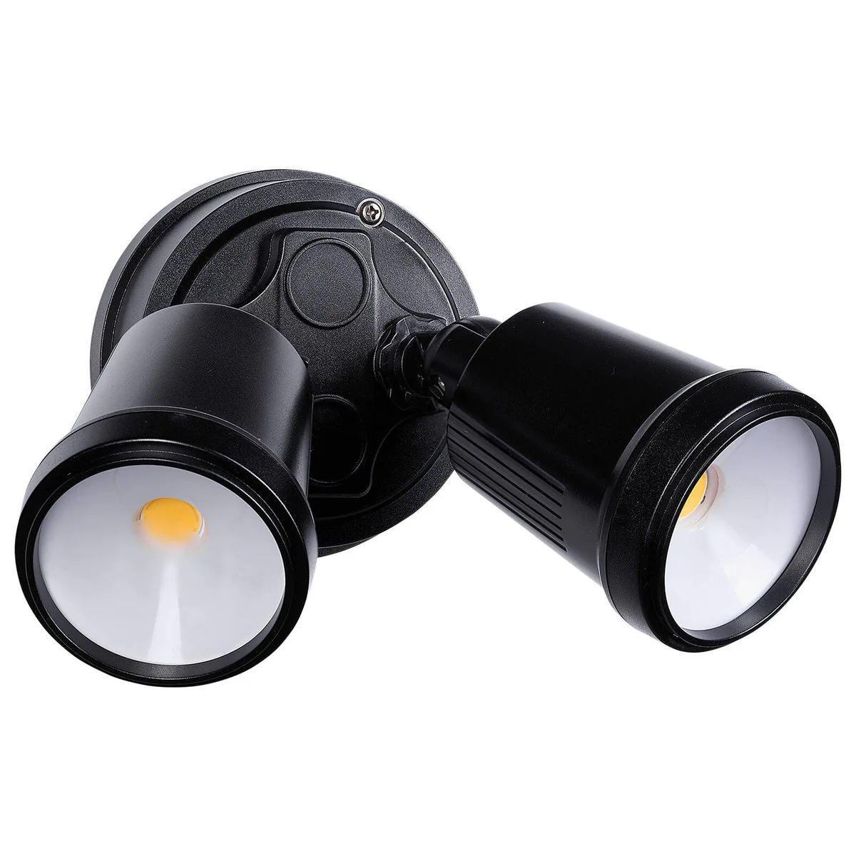 Brilliant Black Raptor III Twin Flood Light - 20W - 1800 Lumens - IP65 Weather Resistant - Image 2