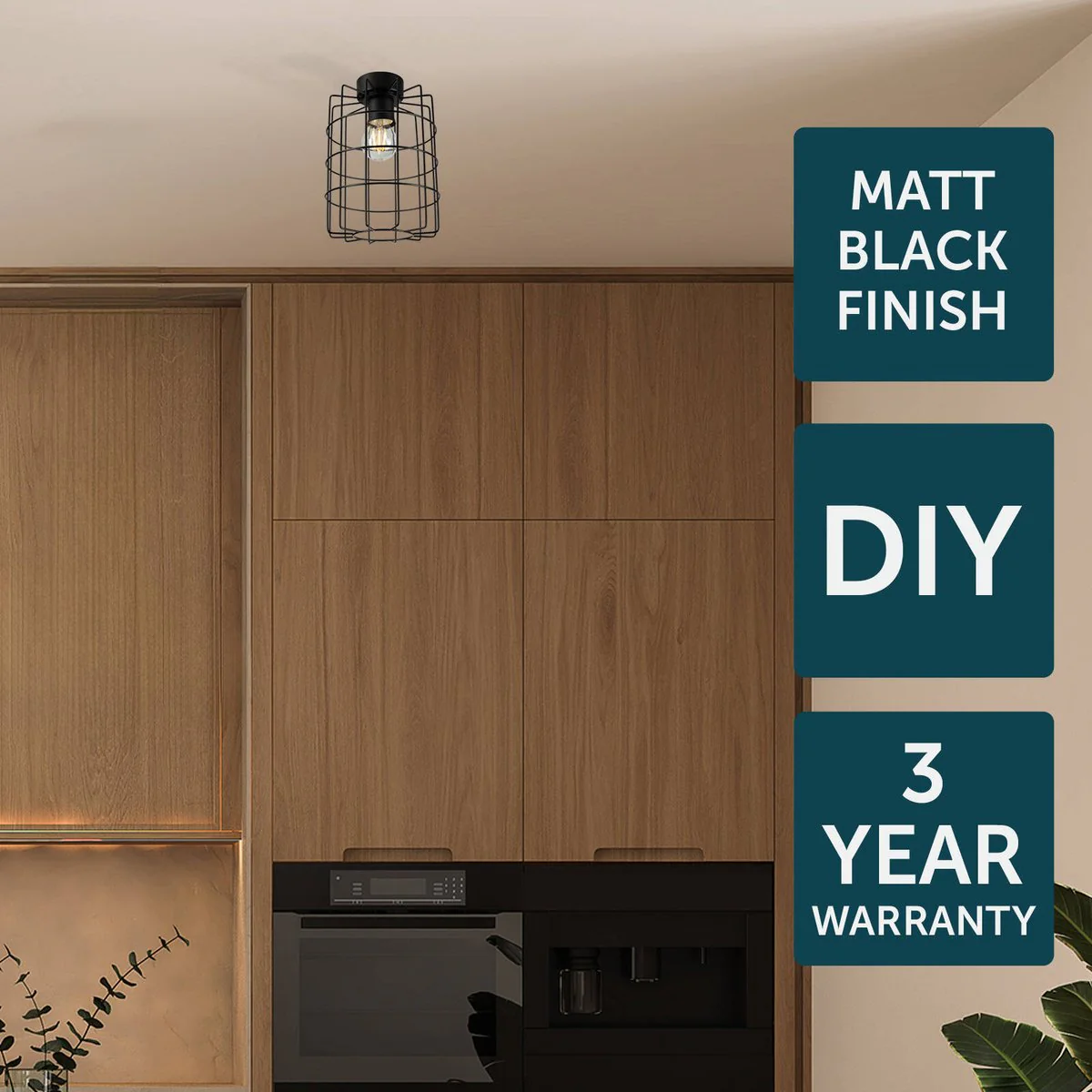 Brilliant Canal Cage Light - 180mm - Metal - DIY Install - Image 5