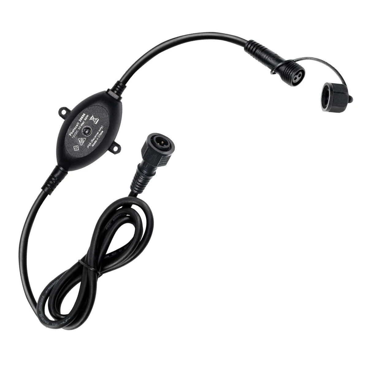 Brilliant 60W Dusk to Dawn Garden Light Controller - IP68 Weather Resistant - Black - 12V - Image 2