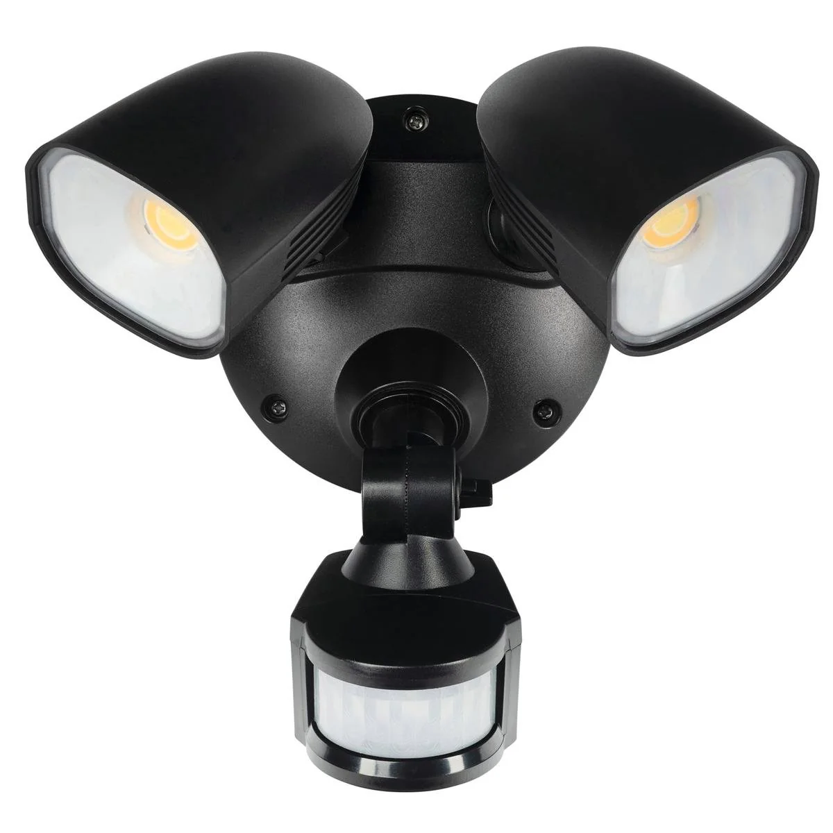 Brilliant 22W Frontier Smart LED Twin Flood Light 255mm x 190mm - Black
