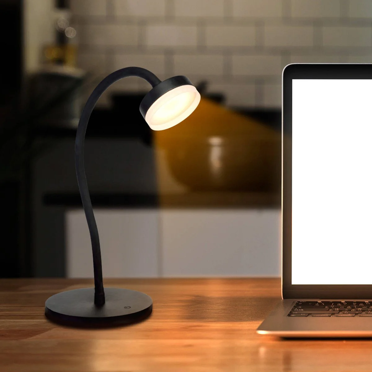 Brilliant Jerico LED Desk Lamp - 3W - 40cm - Black - Adjustable Brightness - Image 3