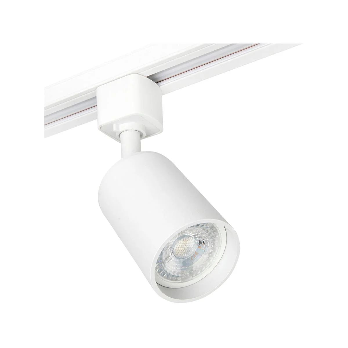 Brilliant Naj White Single Add on Track Light - 1 Pack - 55mm x 175mm - Adjustable Spotlight