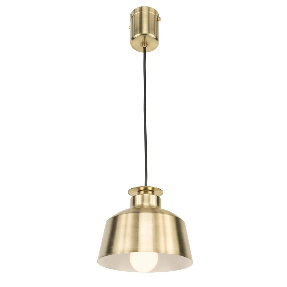 Brilliant Pendant Light - 20cm - Satin Brass - Plug-in - Image 2