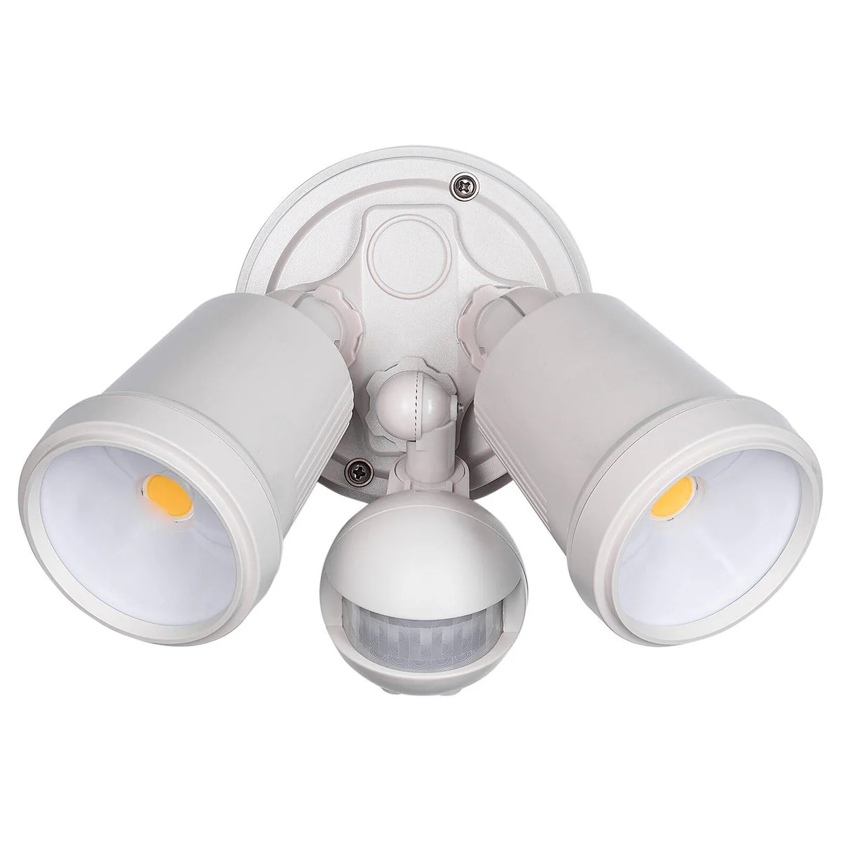 Brilliant Raptor III Twin Security Light - 20W - 1800 Lumens - Beige - PIR Sensor - Image 3