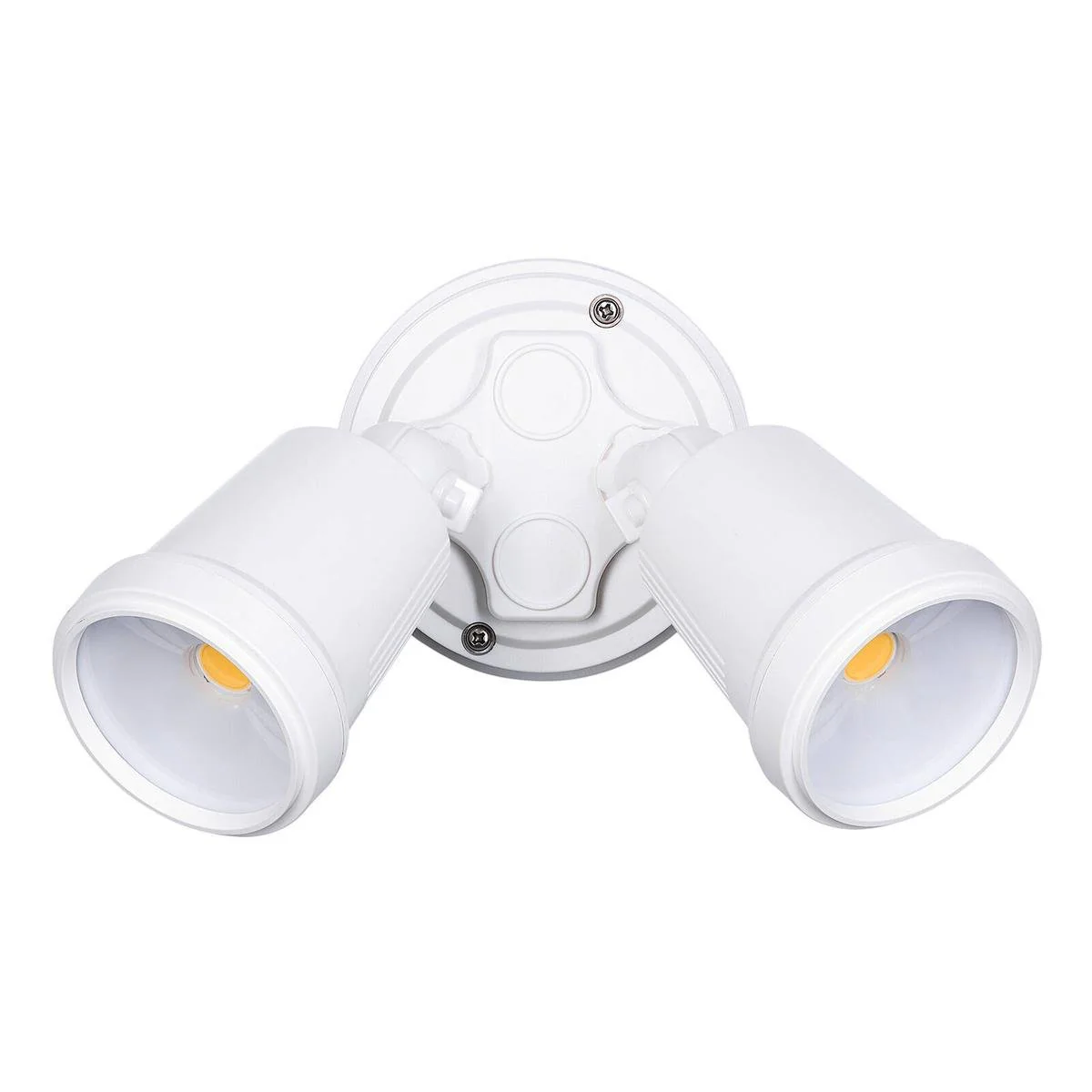 Brilliant White Raptor III Twin Flood Light - 20W - 1800 Lumens - IP65 Weather Resistant