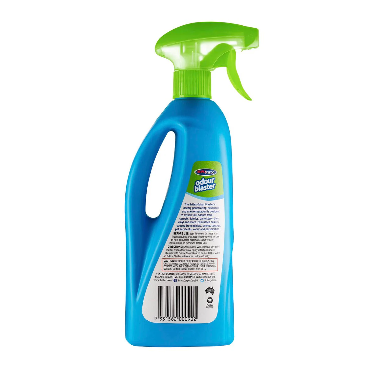 Britex Odour Blaster - 500ml - Enzyme Formula - Safe for Fabrics - Image 2