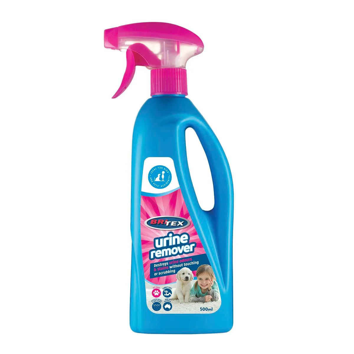Britex Urine Remover - 500ml - Enzyme Formula - No Touch Cleaning