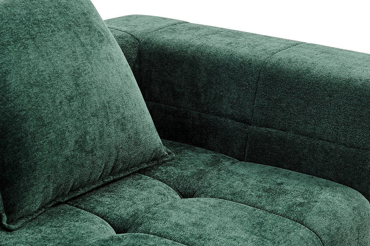 Brosa Cloud 3 Seater Compressed Sofa with Cushions Green - Image 7