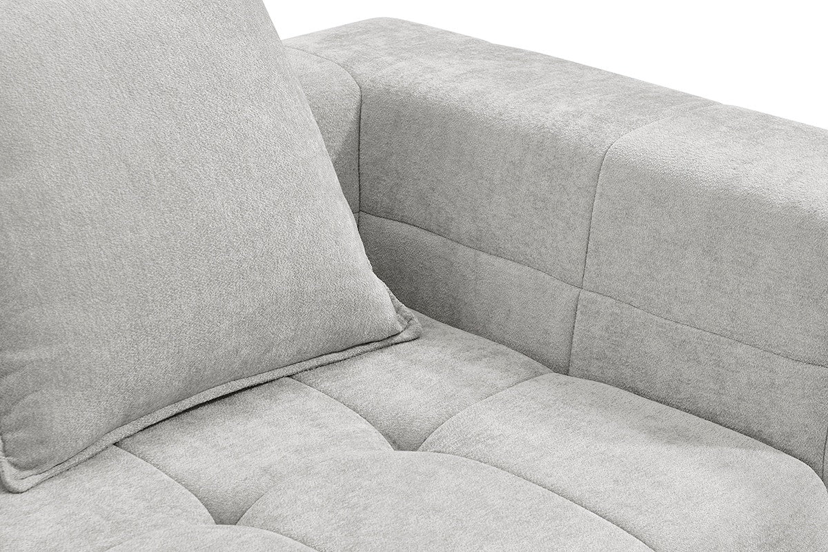 Brosa Cloud 3 Seater Compressed Sofa with Cushions Grey - Image 8