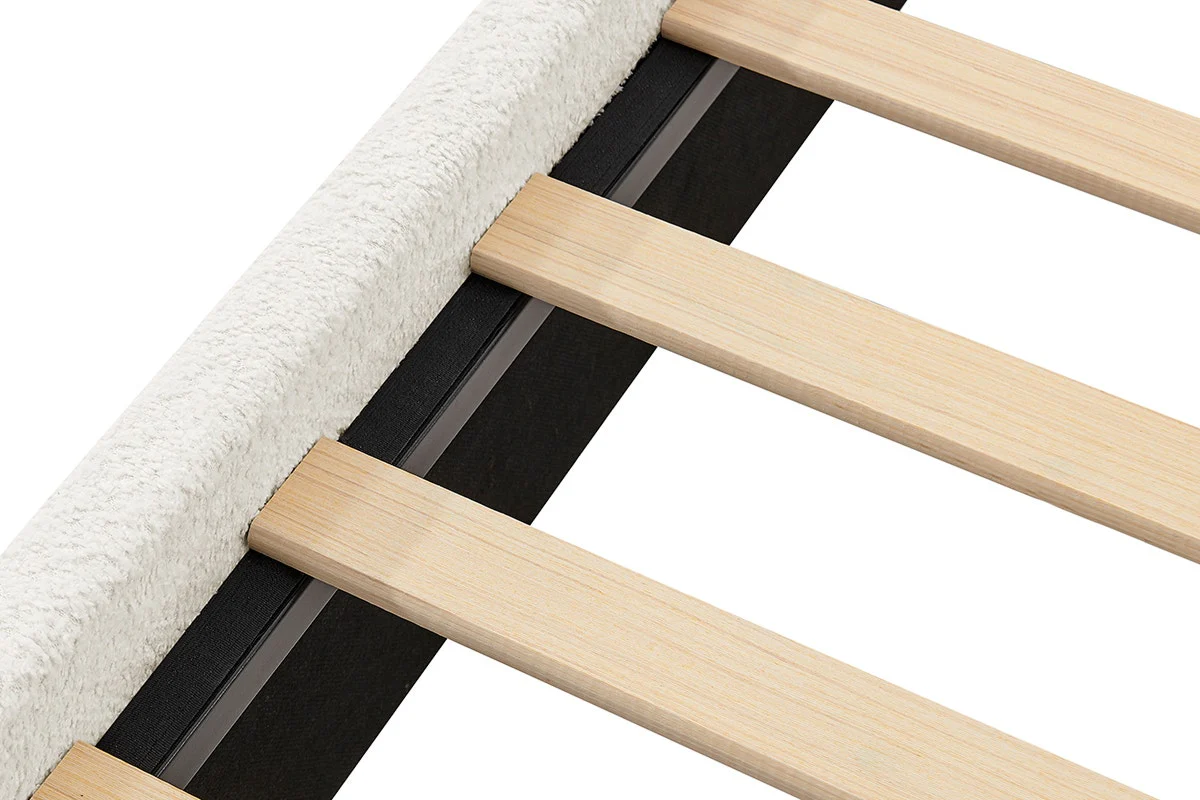 Brosa Havenne Boucle Bed Frame Cream Double - Image 9