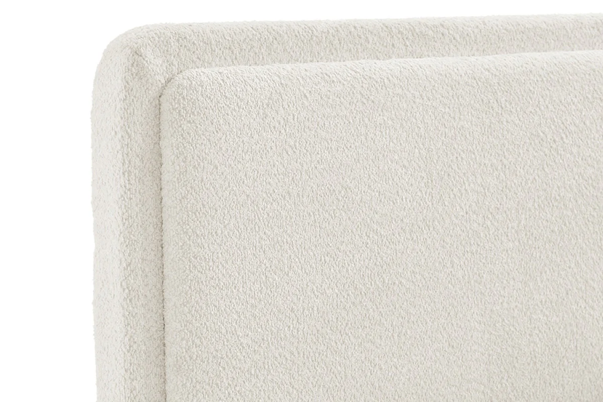 Brosa Havenne Boucle Bed Frame Cream King - Image 6