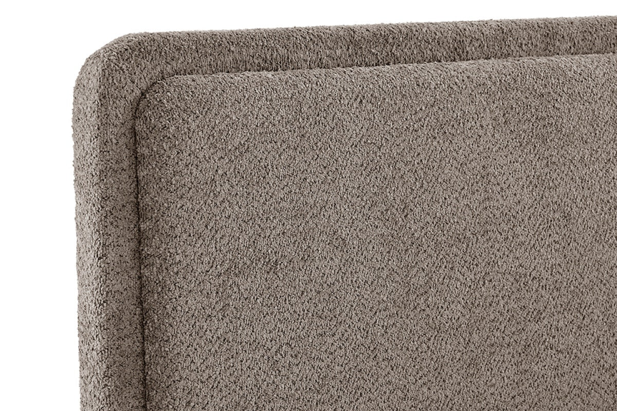 Brosa Havenne Boucle Bed Frame Grey King - Image 6