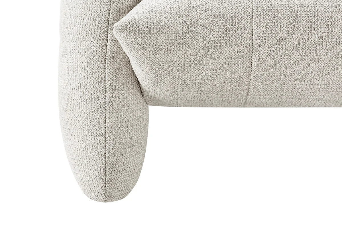 Brosa Liora Armchair Beige Chenille Accent Chair - Image 8