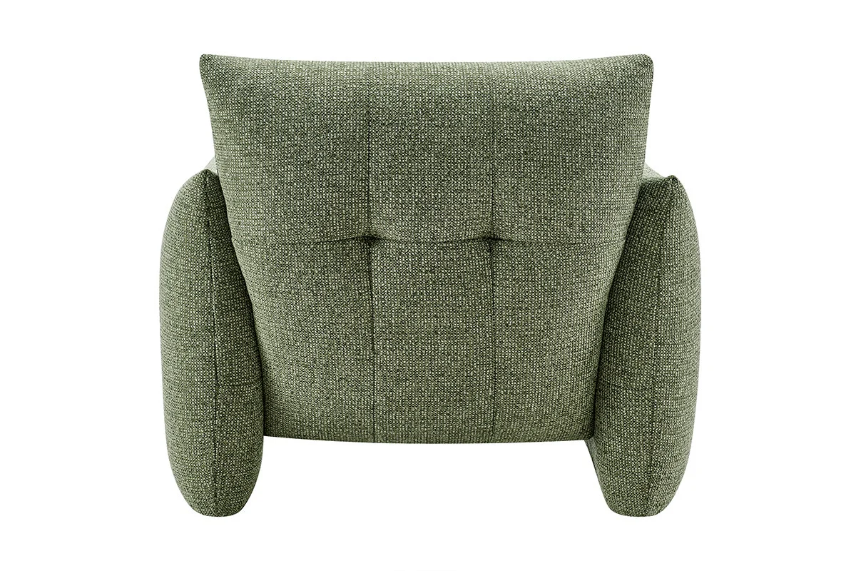 Brosa Liora Armchair Green Chenille Accent Chair - Image 3