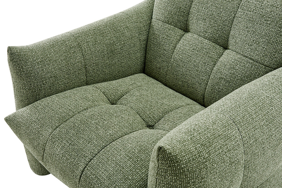 Brosa Liora Armchair Green Chenille Accent Chair - Image 6