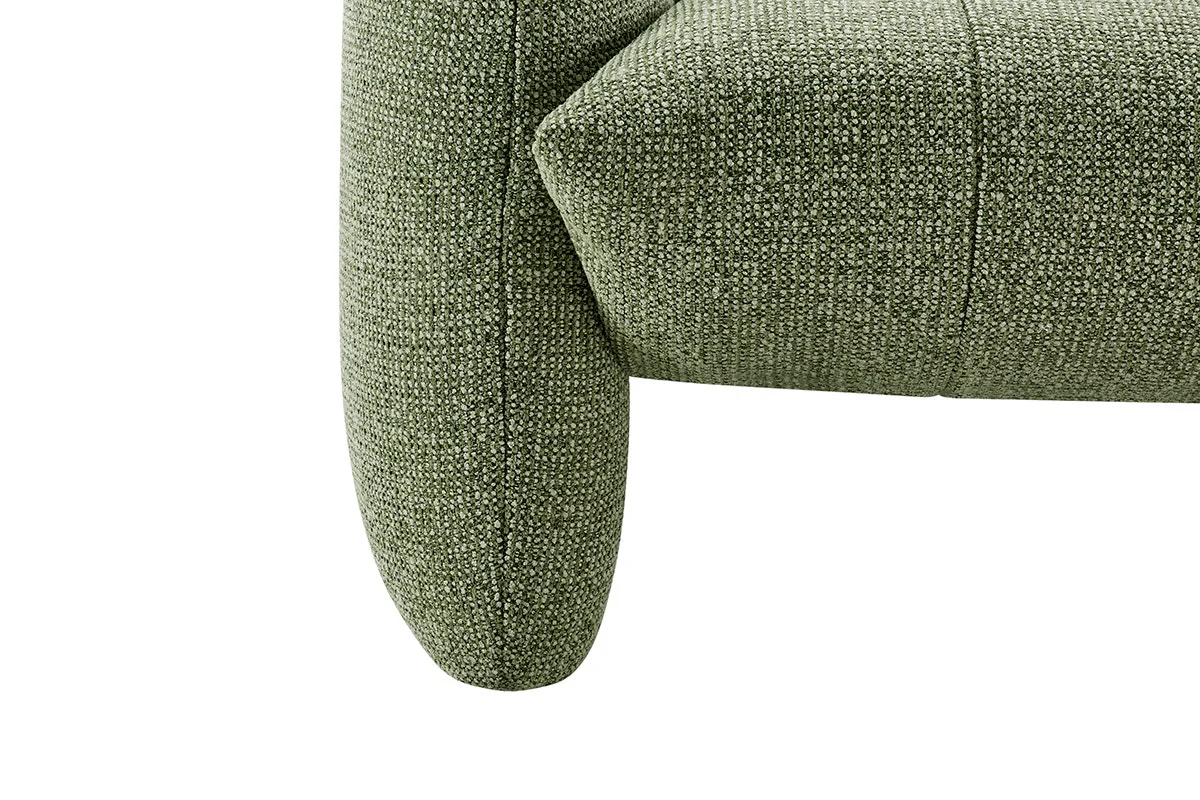 Brosa Liora Armchair Green Chenille Accent Chair - Image 8