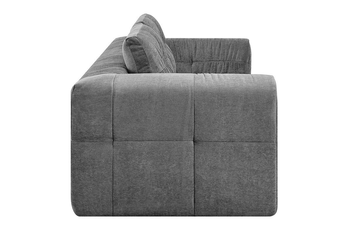 Brosa Luna 3 Seater Compressed Sofa Charcoal - Image 4