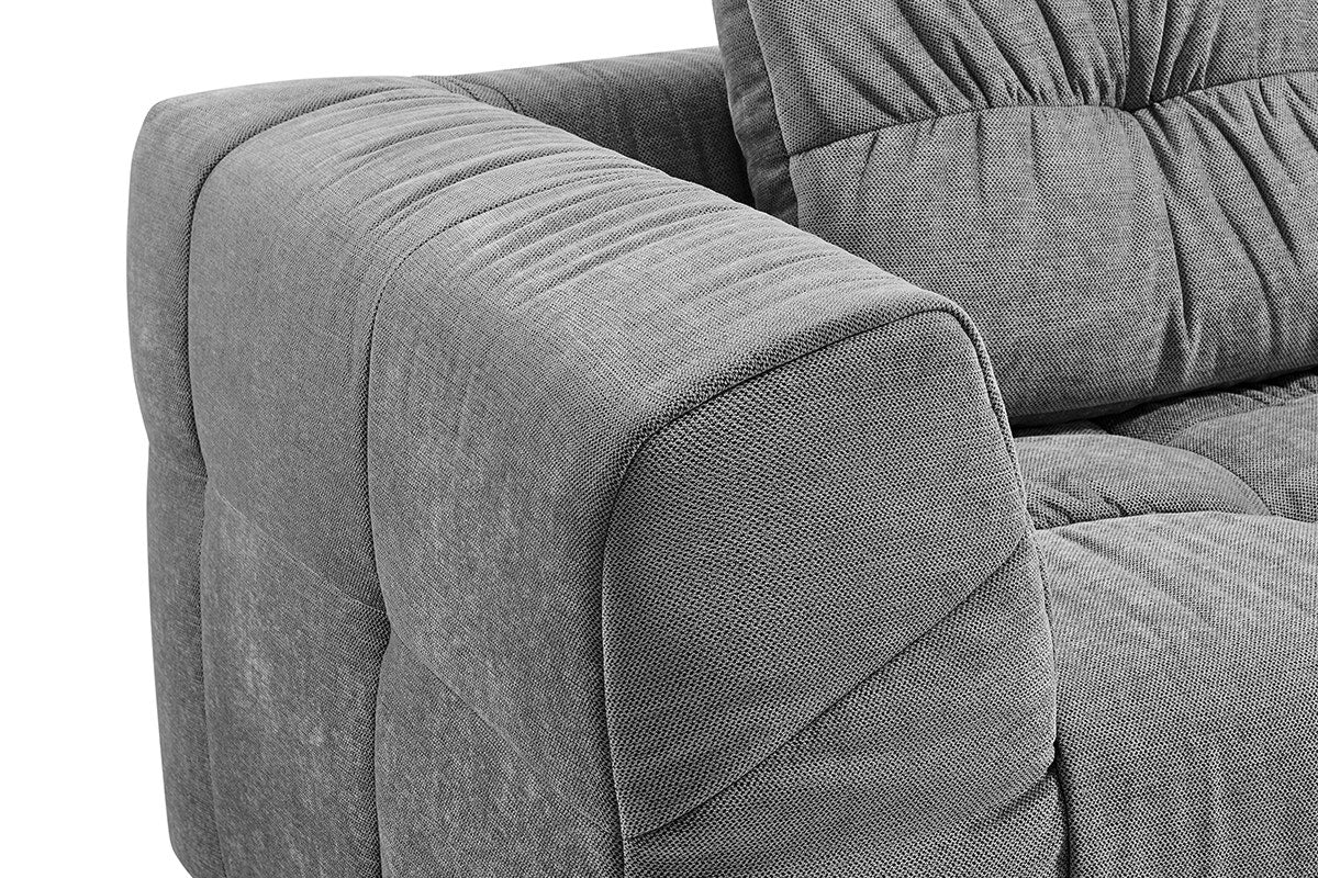Brosa Luna 3 Seater Compressed Sofa Charcoal - Image 6