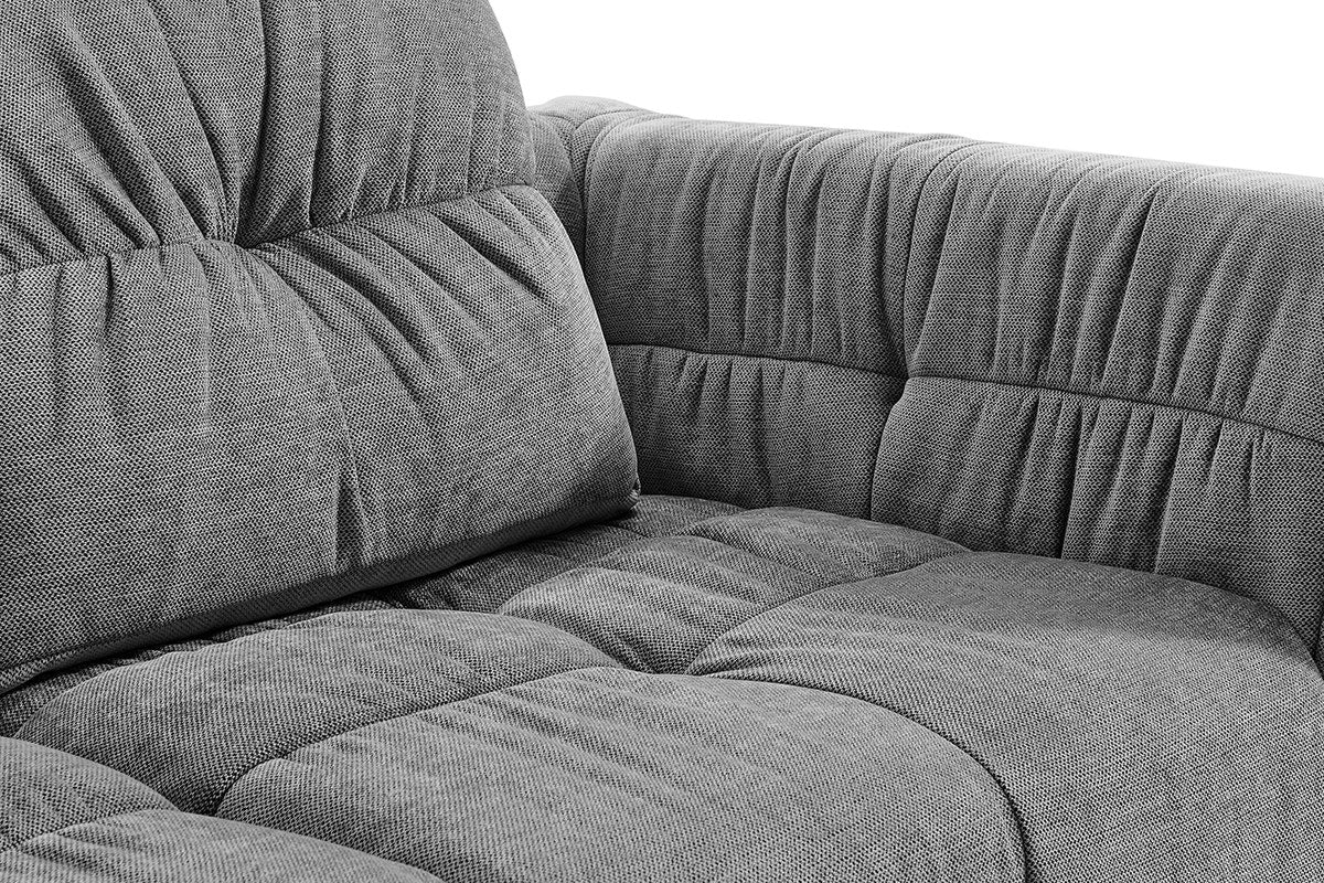 Brosa Luna 3 Seater Compressed Sofa Charcoal - Image 8