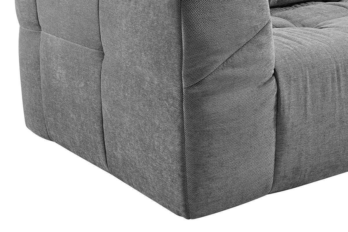 Brosa Luna 3 Seater Compressed Sofa Charcoal - Image 9