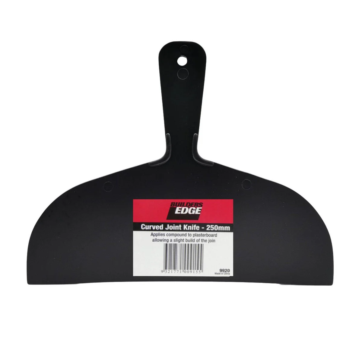 Builders Edge Plaster Knife - 250mm - Plastic - Flexible Use