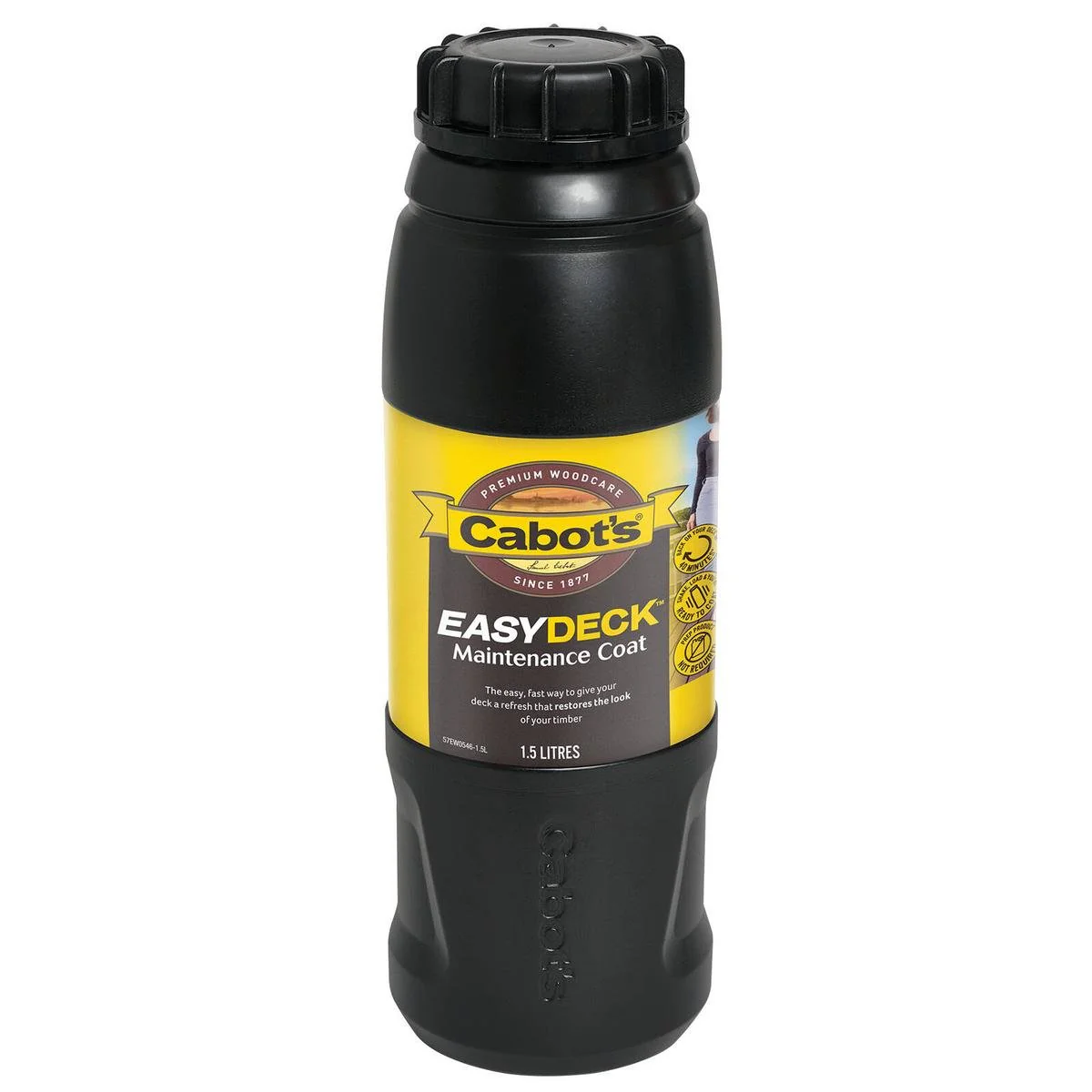 Cabot S Easydeck Maintenance Coat - 1.5L - Water-Based - Fast-Drying