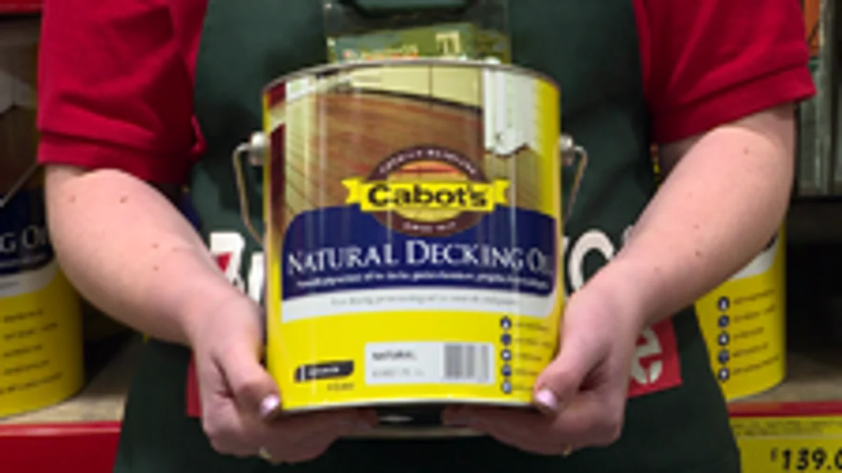 Cabot S Natural Decking Oil - 4L - Natural - Oil Based - UV Resistant - Image 3