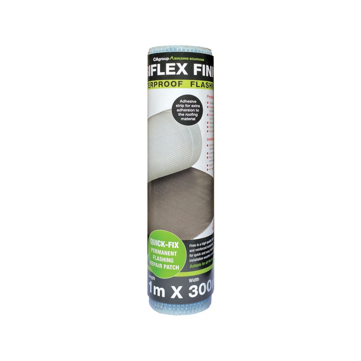 Cagroup Ubiflex Finio Flashing 300mm x 1m Black - Lead-Free Waterproof