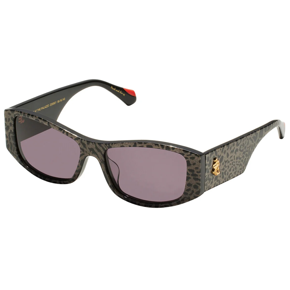CAMILLA Pinot At The Palazzo 2330821 Rectangle Sunglasses Leopard Black