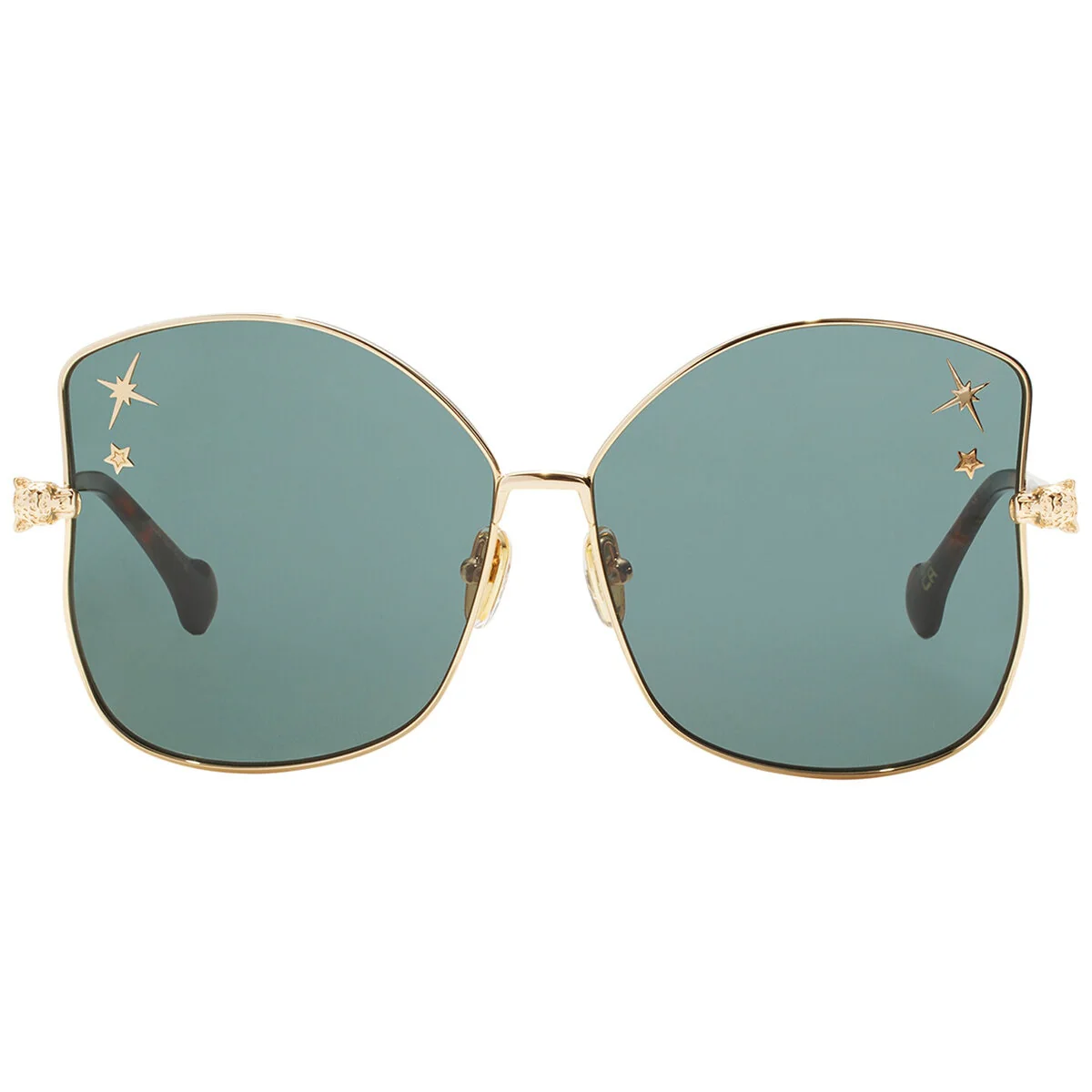 CAMILLA Pedigree 2330810 Butterfly Sunglasses Gold Metal Green Stylish - Image 2