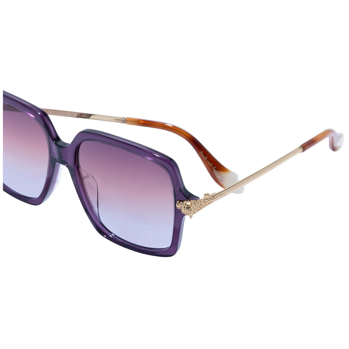CAMILLA The Lavish Life 2431019 Women's Square Sunglasses Mulberry Acetate - Image 3