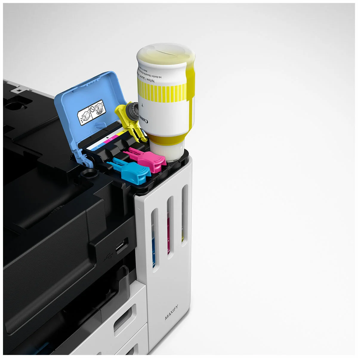 Canon MAXIFY GX7160 MegaTank Compact Multifunction Colour Printer White - Image 8