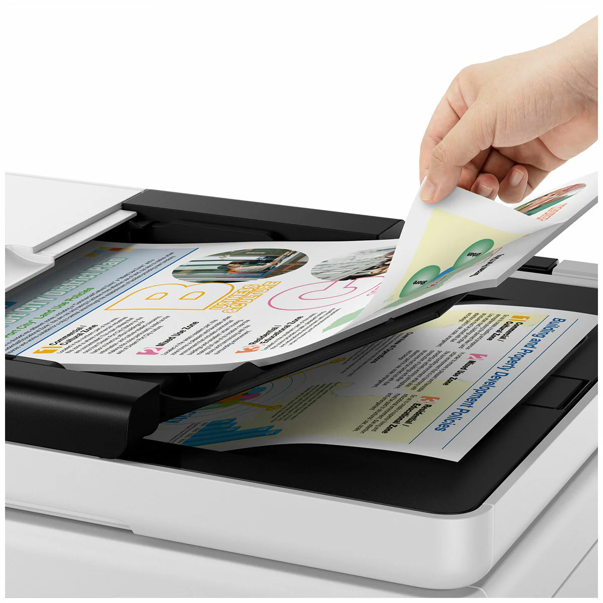 Canon MAXIFY GX7160 MegaTank Compact Multifunction Colour Printer White - Image 9