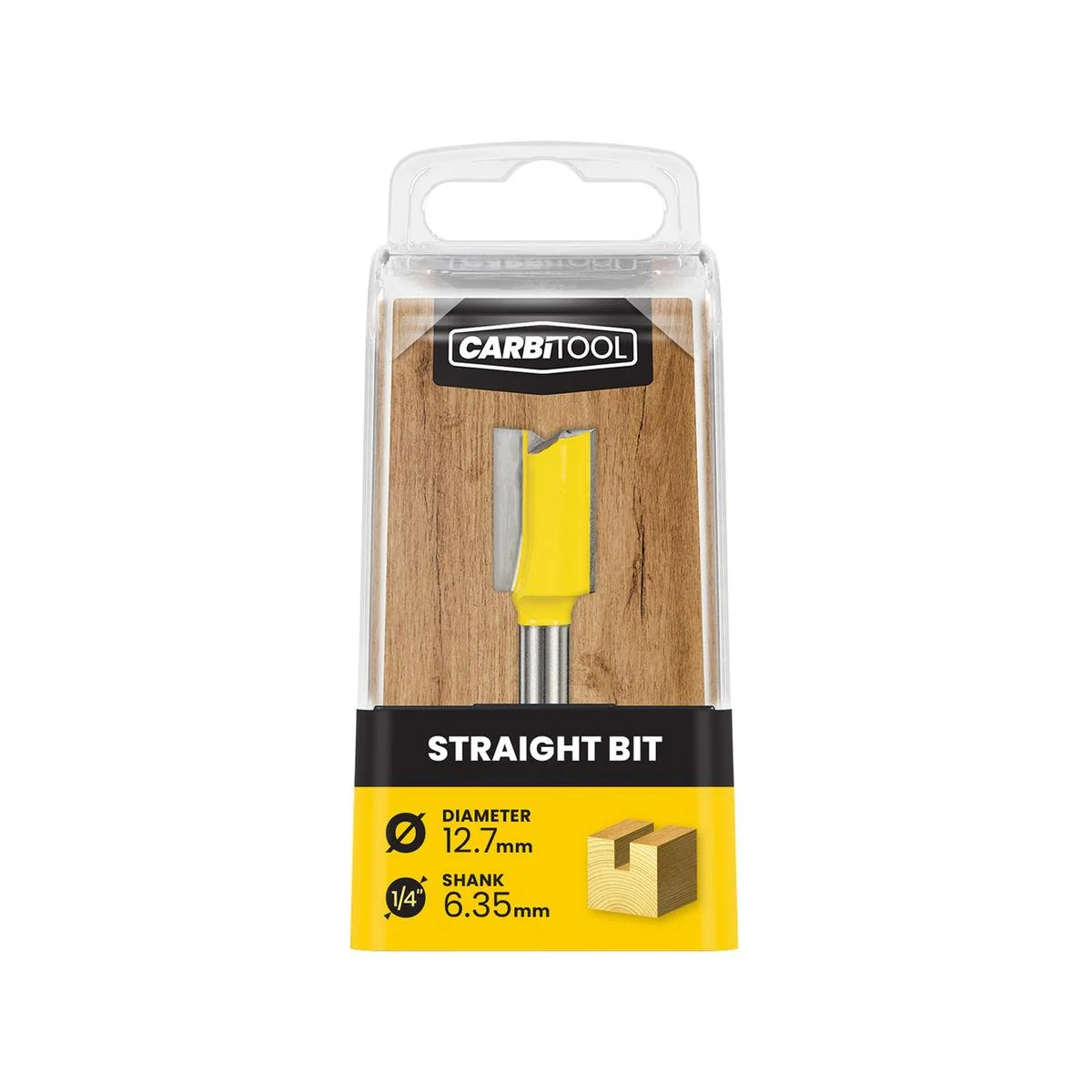 Carbitool 12 V Groove Straight Router Bit 70mm - Tungsten Carbide - Durable