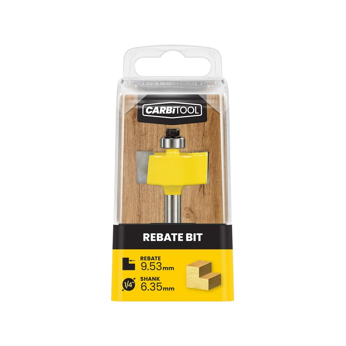 Carbitool 9 53mm RTR Router Bit - Tungsten Carbide - Precision Cutting Tool