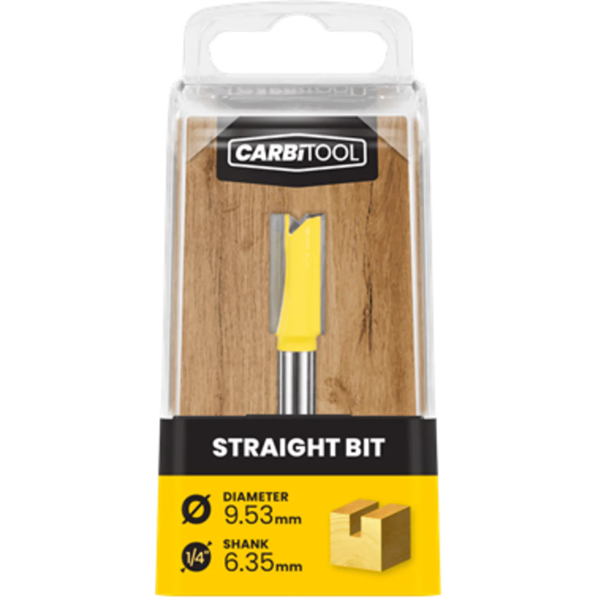 Carbitool 9 Straight Bit - 53mm - Tungsten Carbide - Precision Cutting Tool