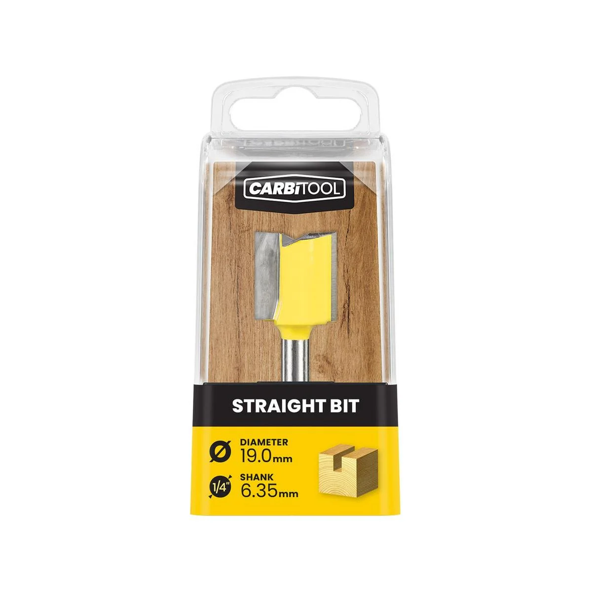 Carbitool TCT Router Bit - 19.00MM - Tungsten Carbide - Precision Cutting