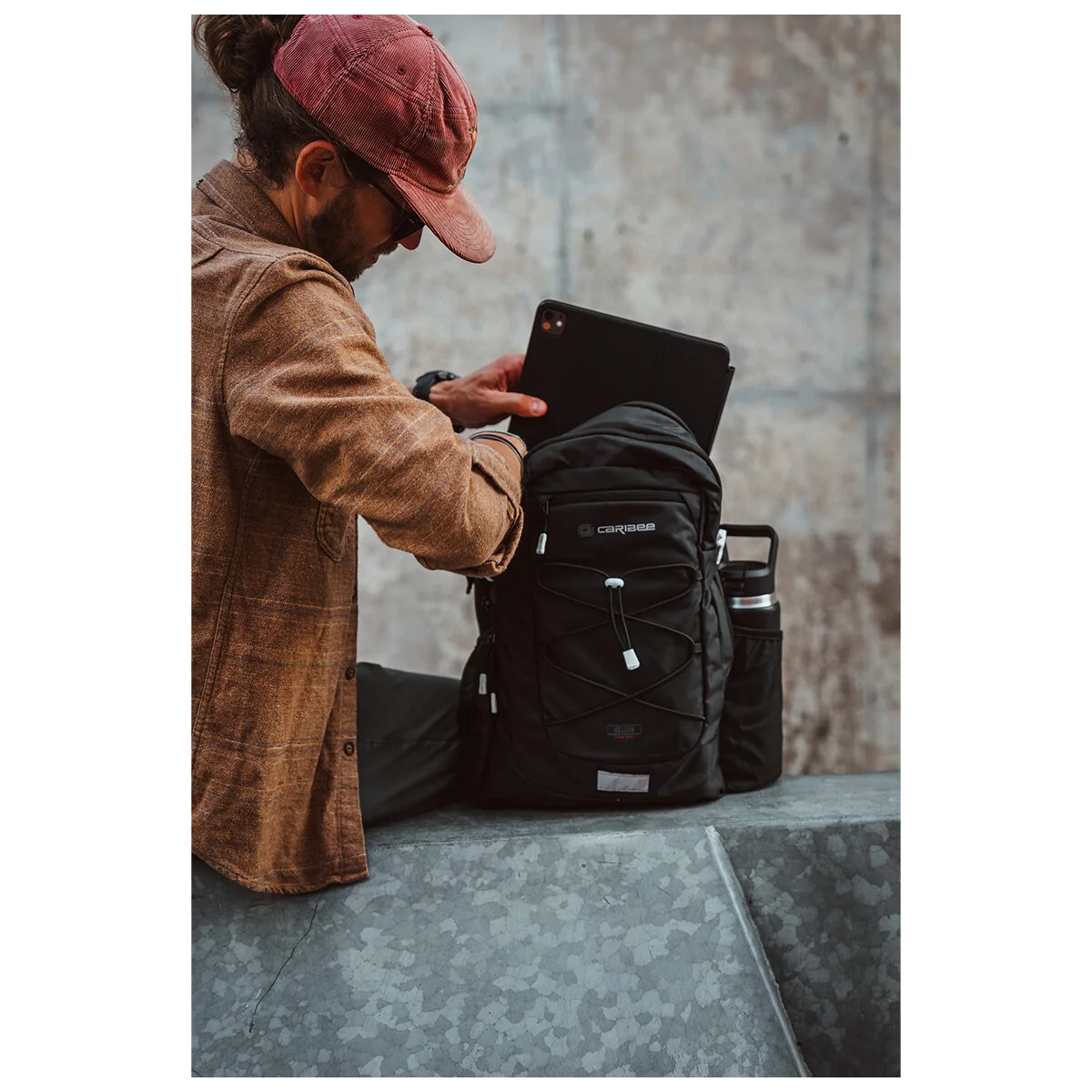 Caribee Helium Backpack 30L Capacity 6065 Laptop-Ready Black Polyester - Image 7