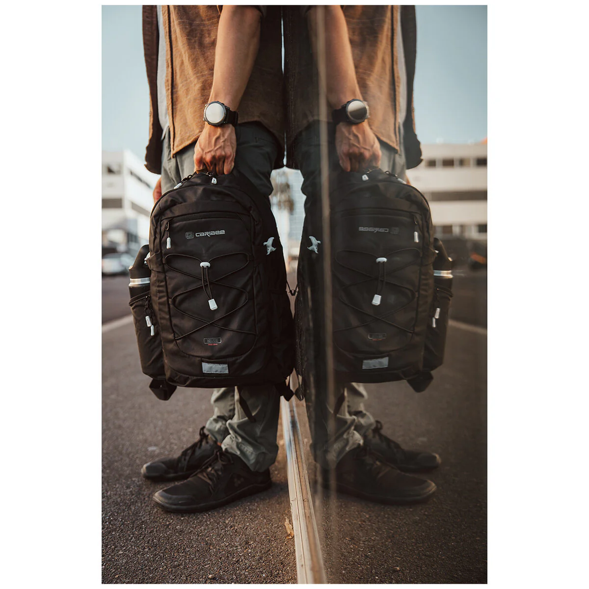 Caribee Helium Backpack 30L Capacity 6065 Laptop-Ready Black Polyester - Image 8