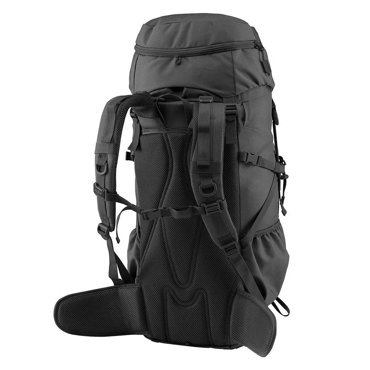 Caribee M60 Phantom Heavy Duty Rucksack Backpack 60L Capacity Black - Image 3