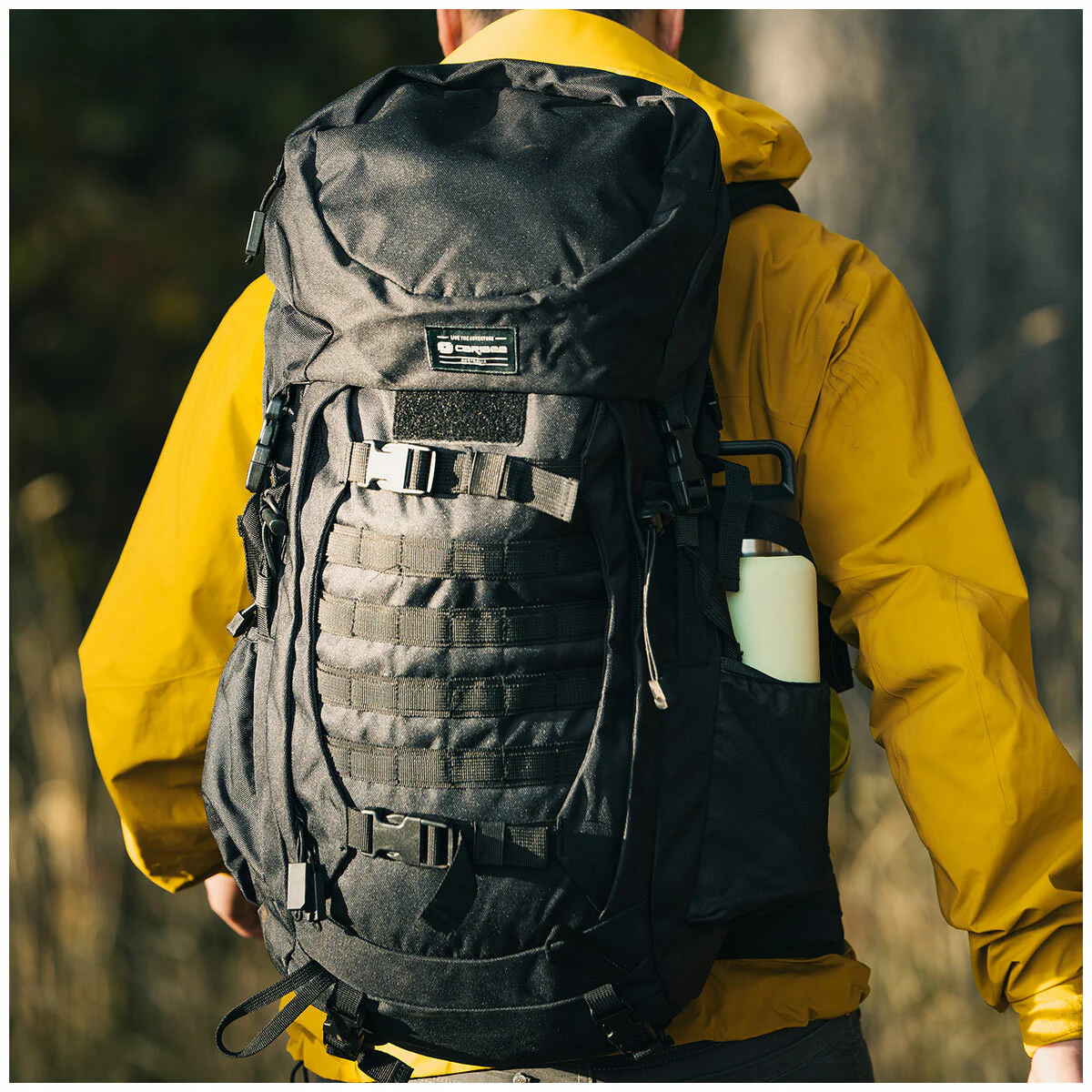 Caribee M60 Phantom Heavy Duty Rucksack Backpack 60L Capacity Black - Image 4