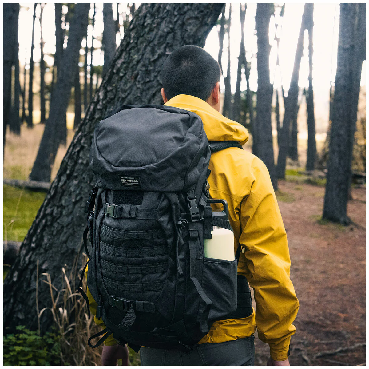 Caribee M60 Phantom Heavy Duty Rucksack Backpack 60L Capacity Black - Image 5